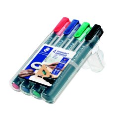 Lumocolor permanent marker 352 WP4, 4 farver